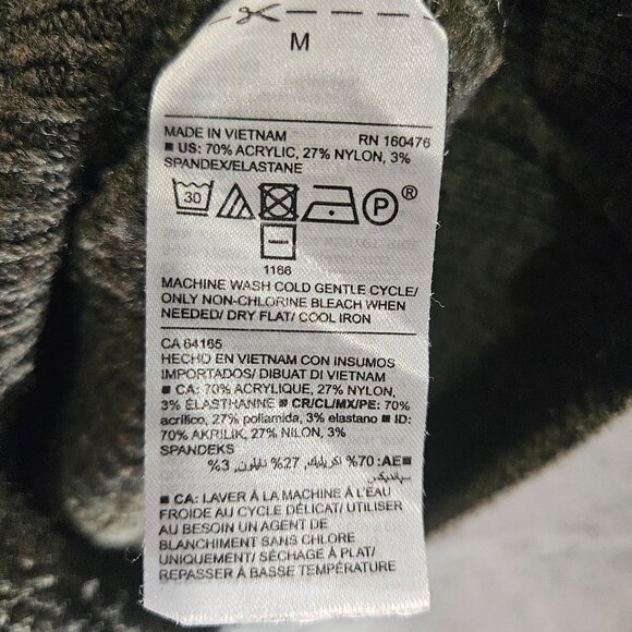 Old Navy Womens Textured Knit Sweater Green Long Sleeve Size S - Picture 9 of 10